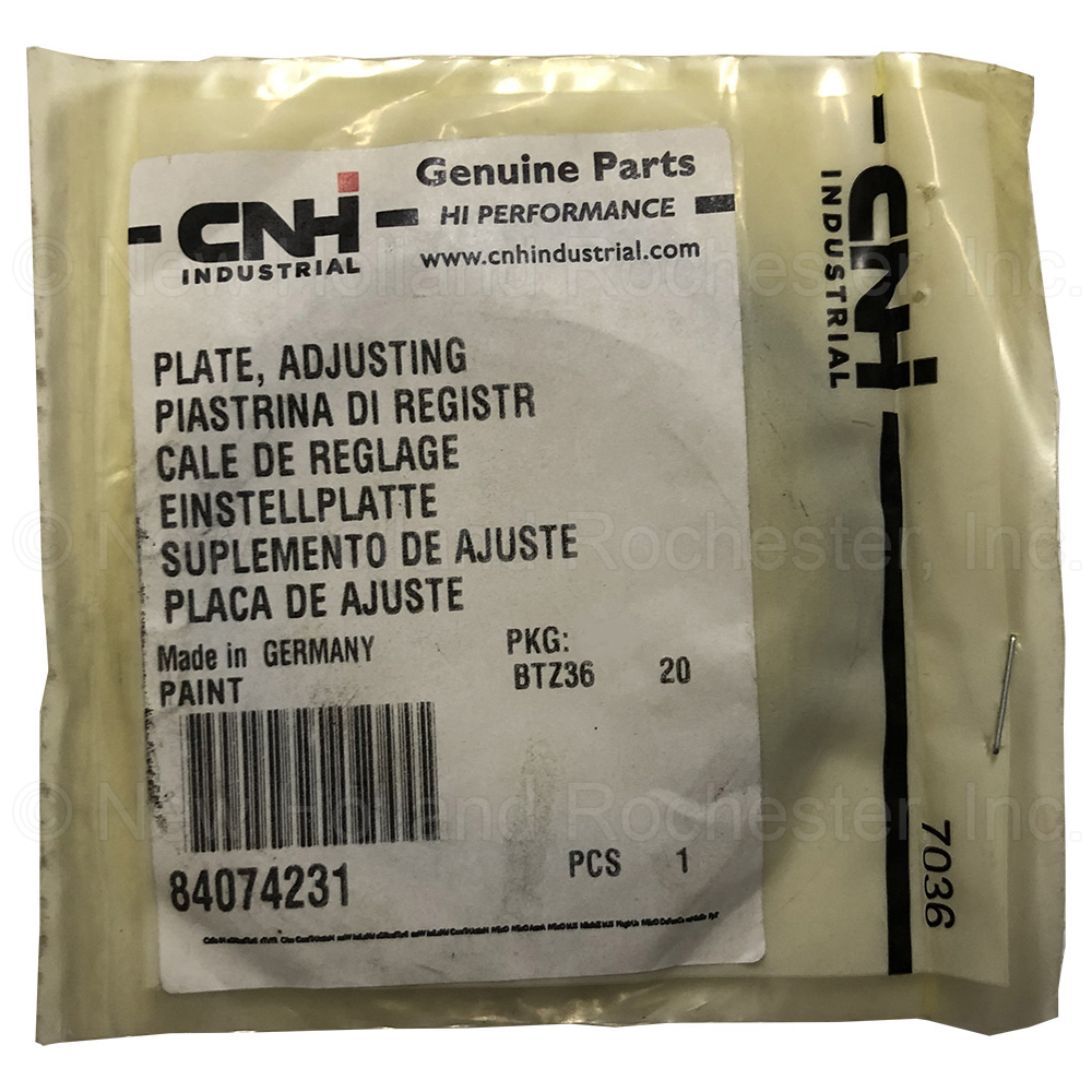 New Holland Adjusting Plate Part # 84074231 - Image 3