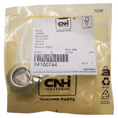 New Holland Plug Part # 84100744