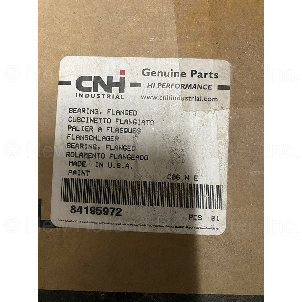 New Holland Flanged Bearing Part # 84195972 - Image 2