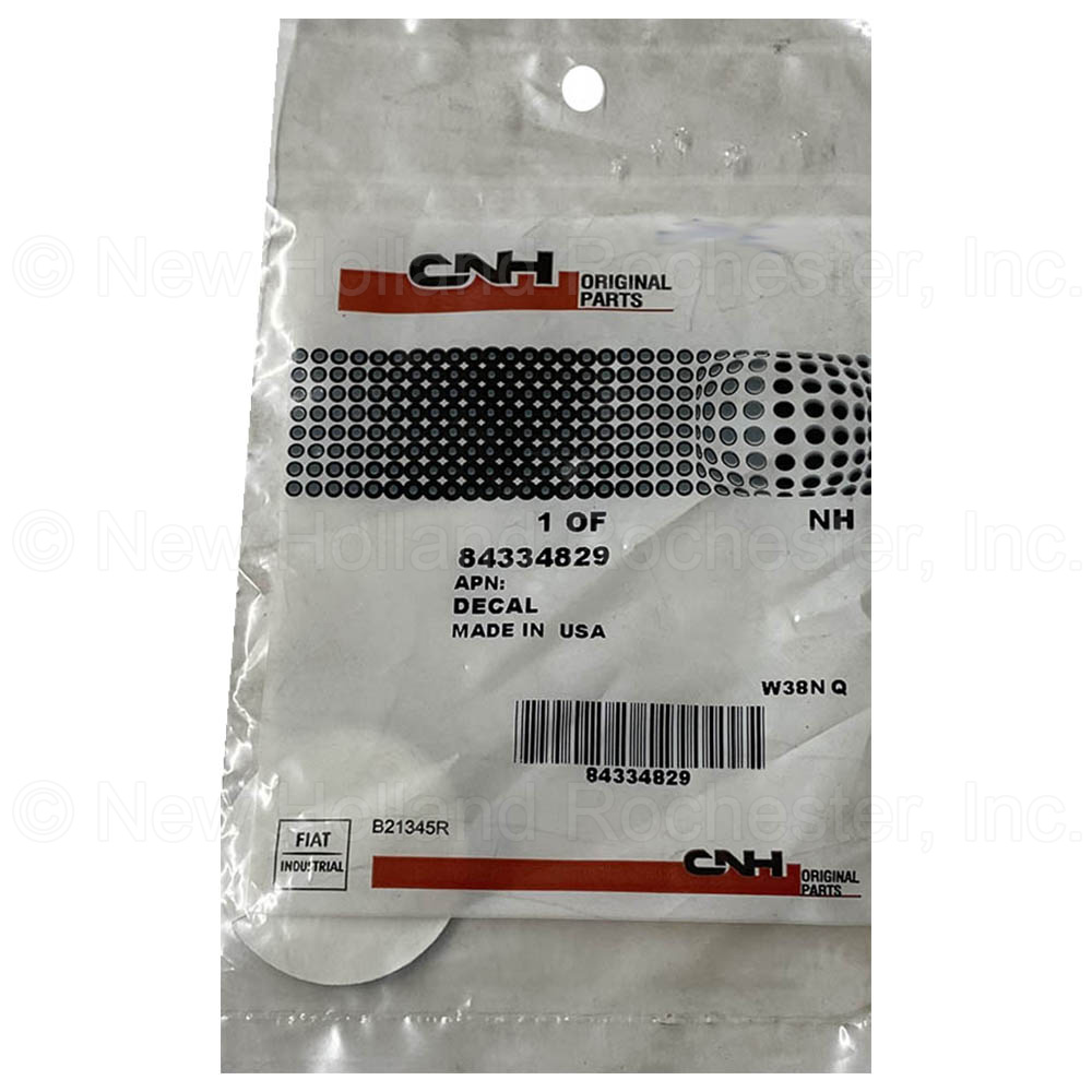 New Holland Decal Part # 84334829 - Image 2