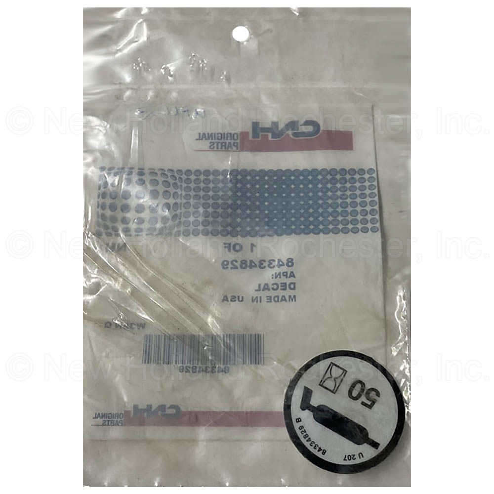 New Holland Decal Part # 84334829