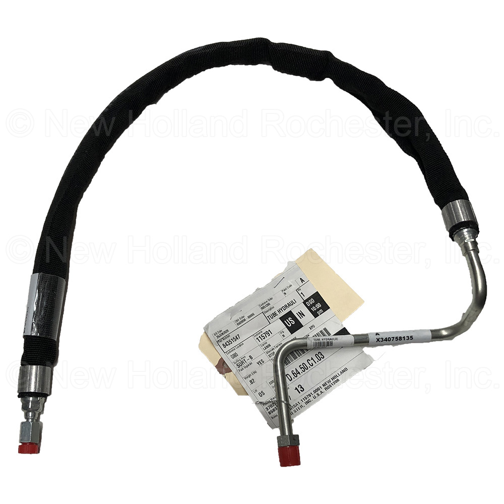 New Holland Hydraulic Tube Part # 84351547