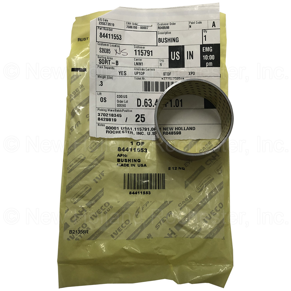 New Holland Bushing Part # 84411553