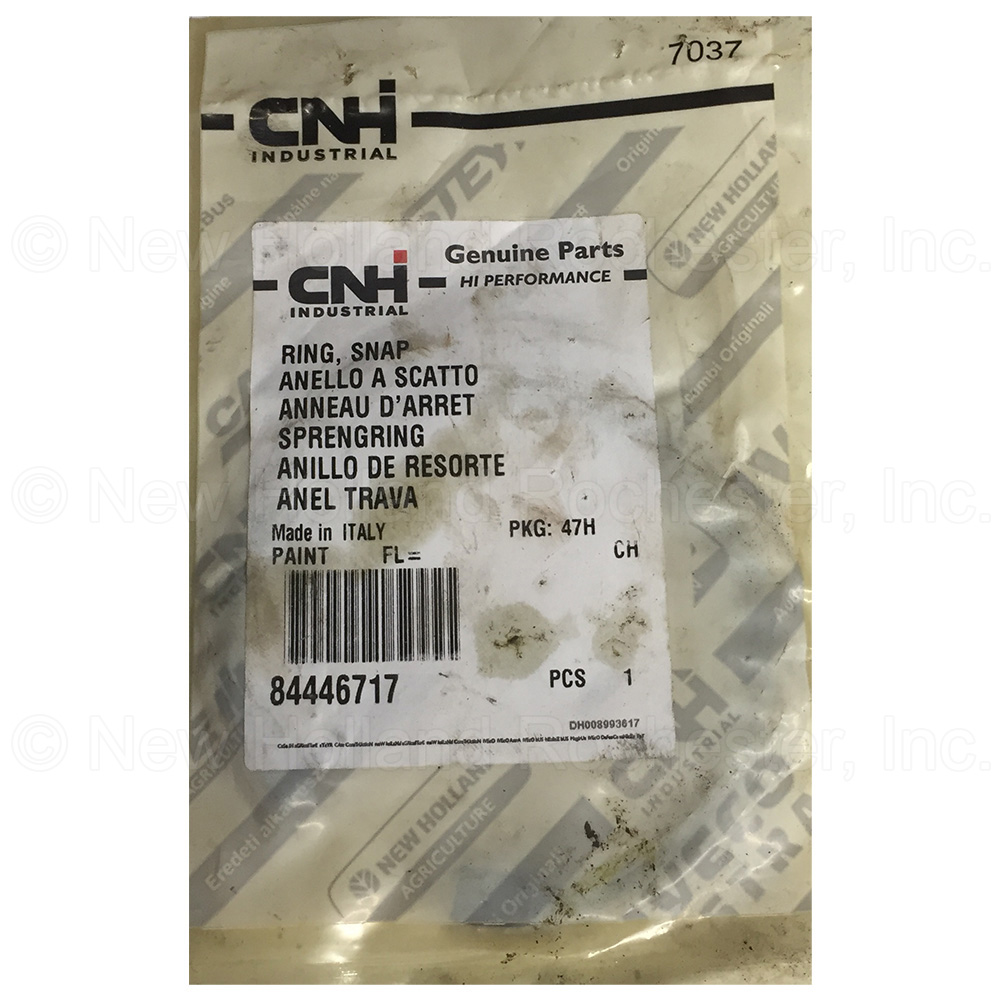 New Holland Snap Ring Part # 84446717 - Image 2