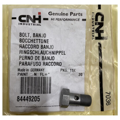 New Holland Hollow Screw Part # 84449205