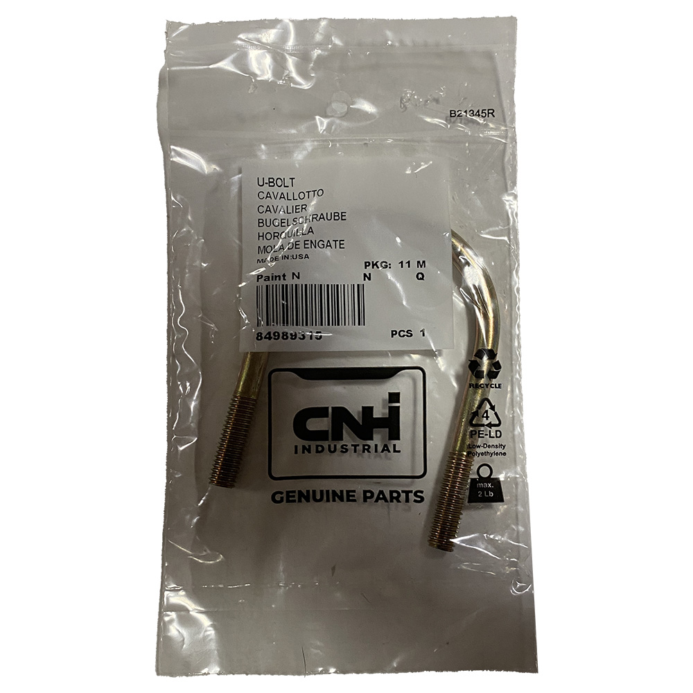 New Holland U-Bolt Part # 84989315 - Image 2