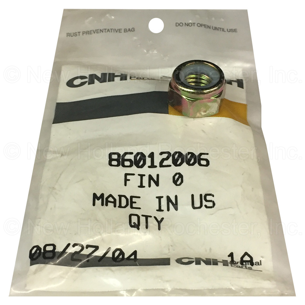 New Holland Lock Nut Part # 86012006