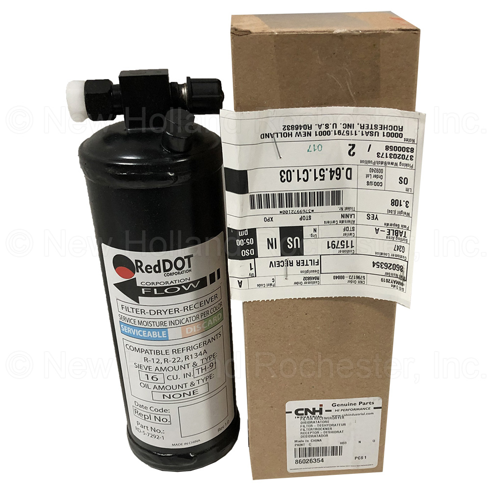 New Holland Receiver Dryer Part # 86026354