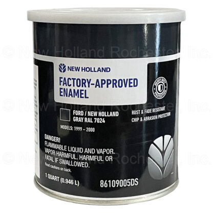 New Holland Gray Ral 7024 (99/00) Paint 1 Qt Part # 86109005DS