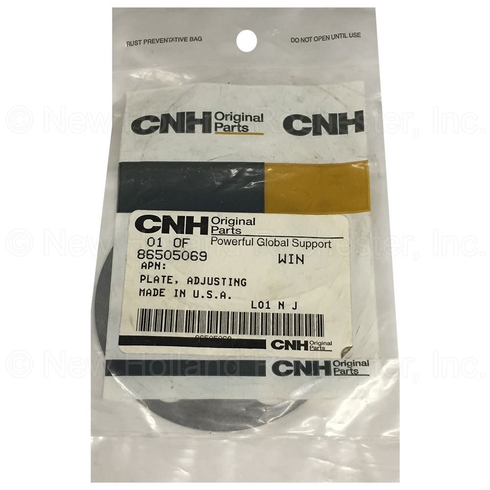 New Holland Adjusting Plate Part # 86505069 - Image 2