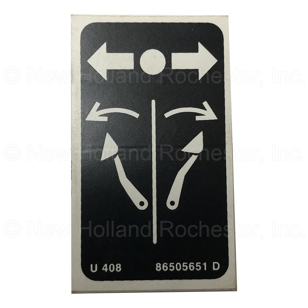 New Holland Decal Part # 86505651