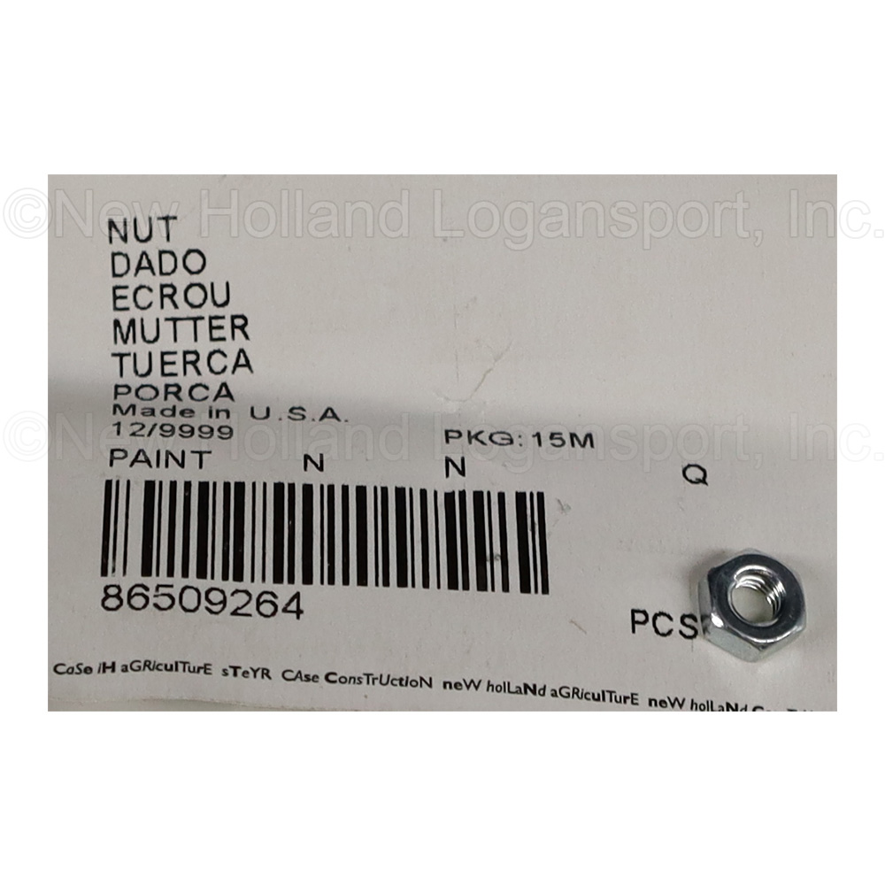 New Holland Nut Part # 86509264