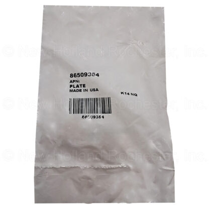 New Holland Plate Part # 86509354