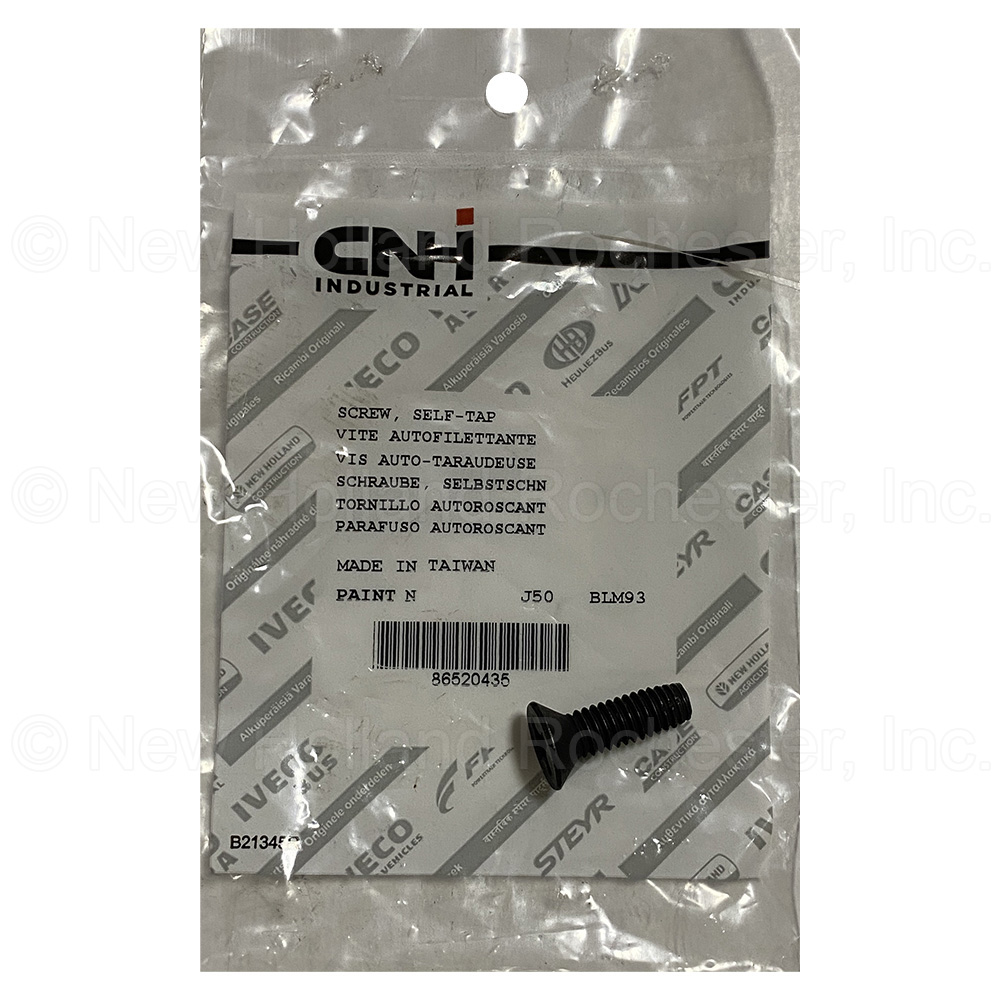 New Holland Self-Tap Screw Part # 86520435