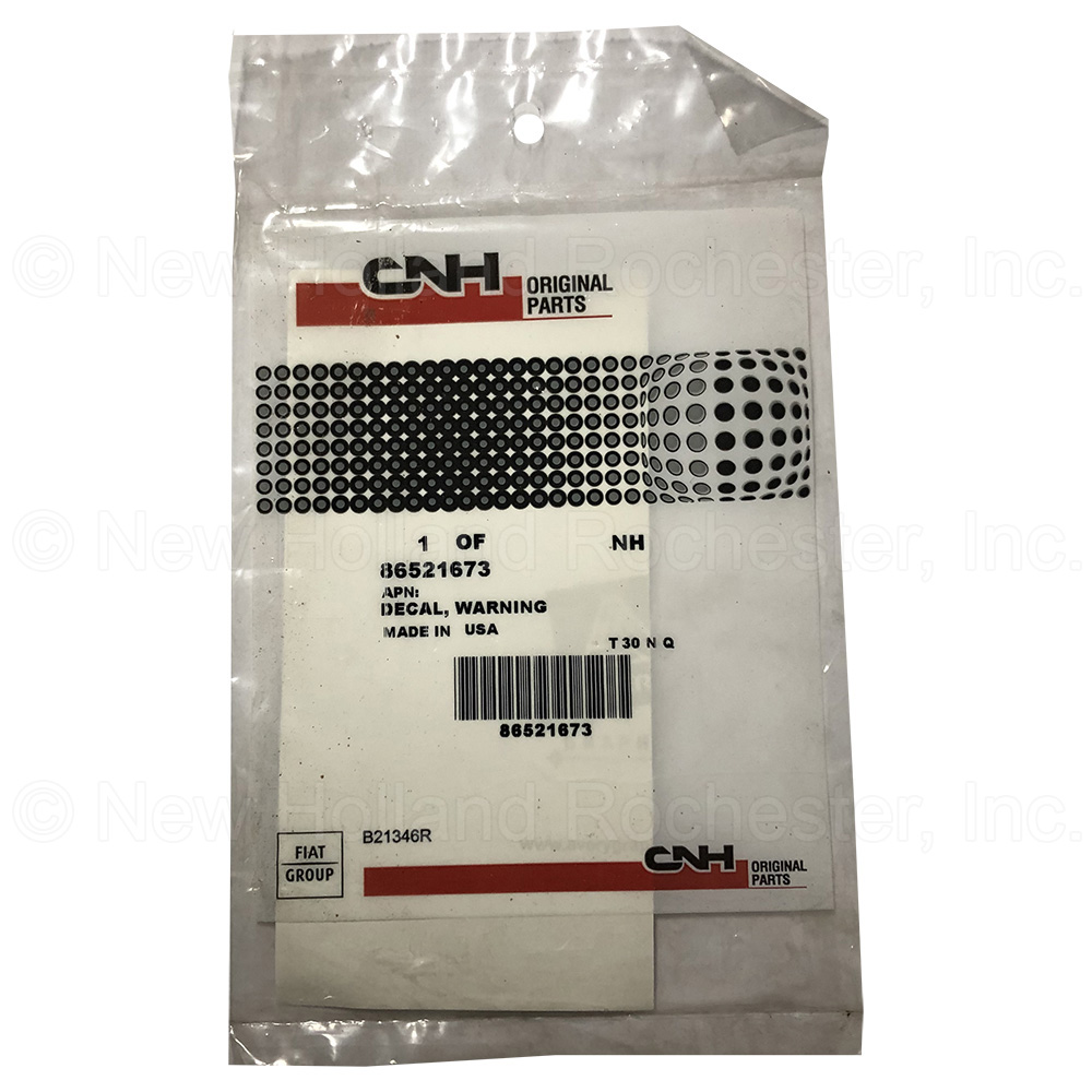 New Holland Decal Part # 86521673 - Image 3