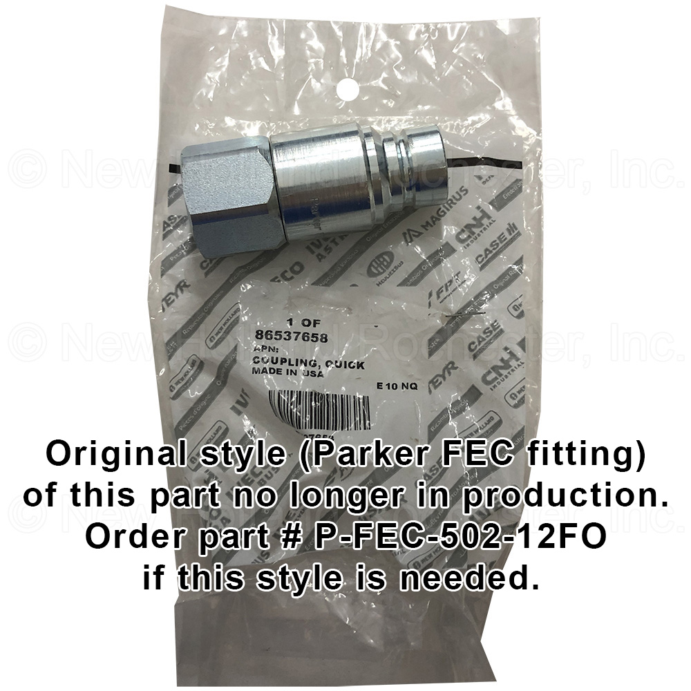 New Holland Quick Coupling Part # 86537658 - Image 5