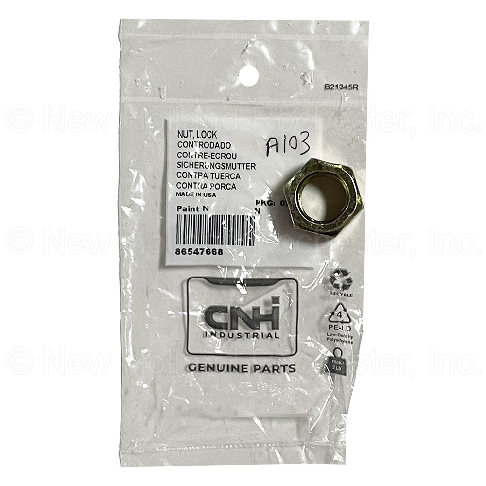 New Holland Lock Nut Part # 86547668