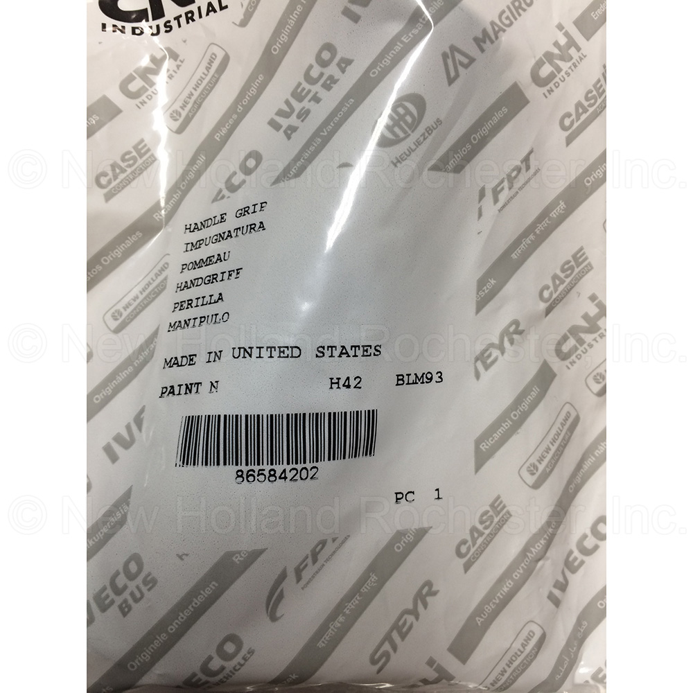 New Holland Handle Grip Part # 86584202 - Image 3