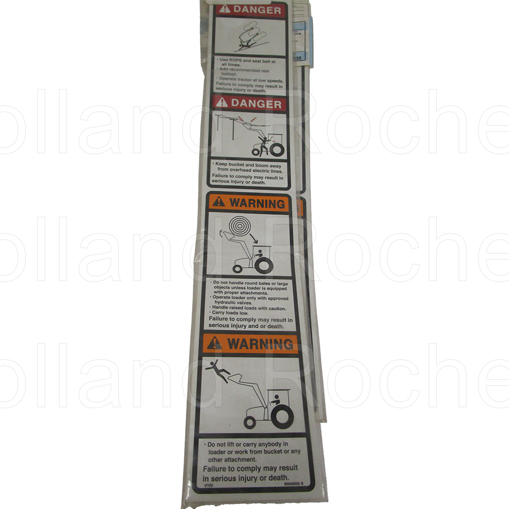 New Holland Decal Part # 86589569