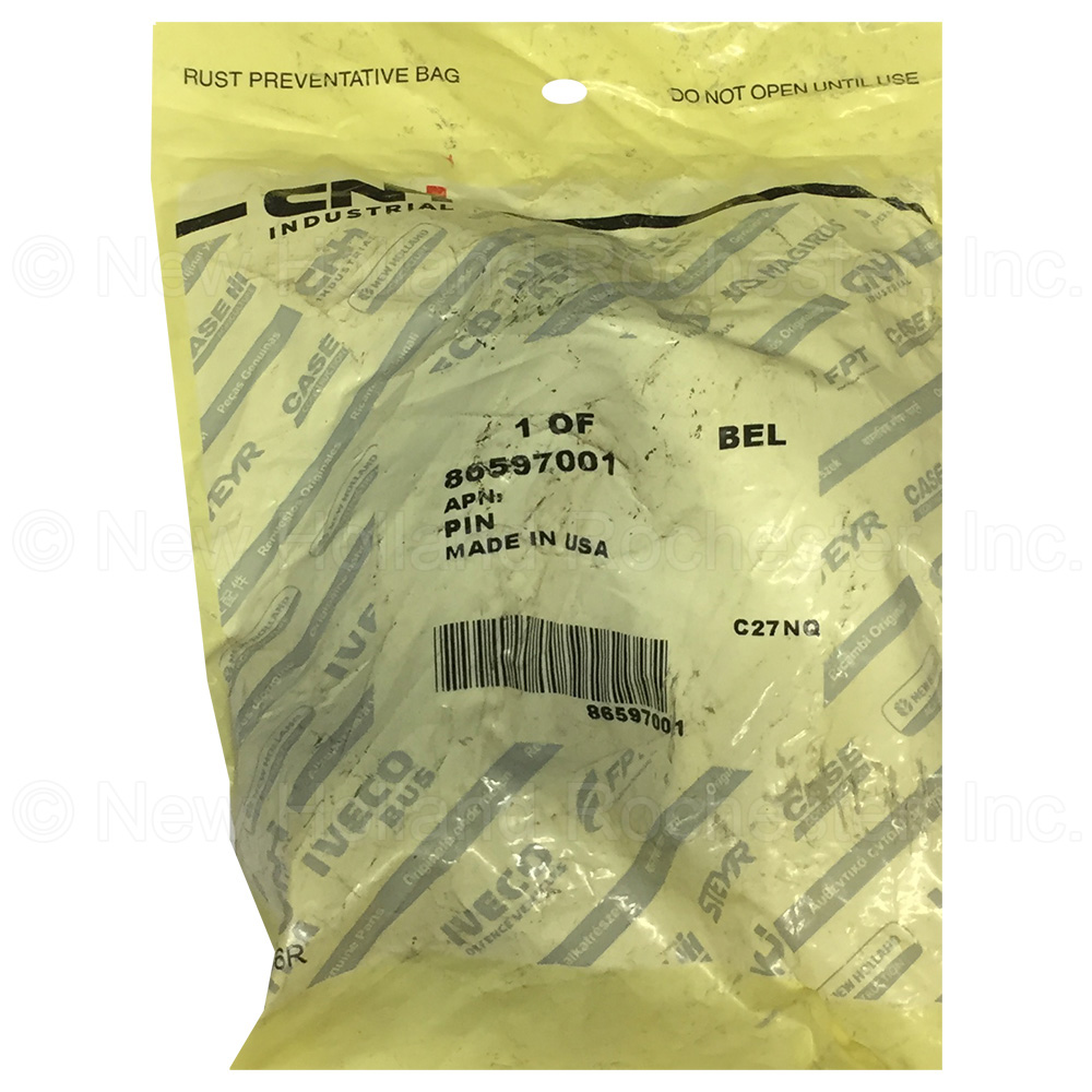 New Holland Pin Part # 86597001 - Image 2
