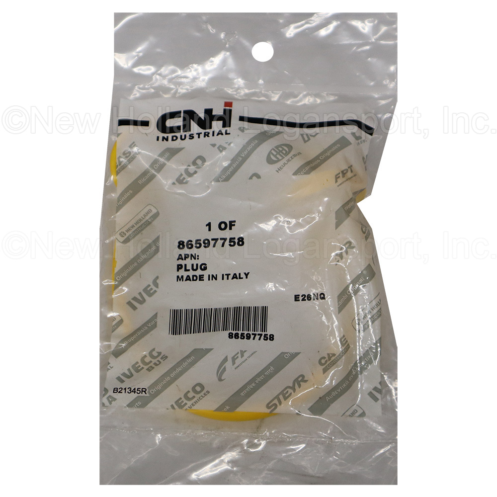 New Holland Plug Part # 86597758 - Image 2