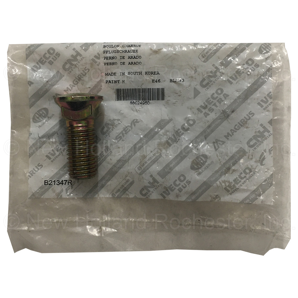 New Holland Carriage Bolt Part # 86624950