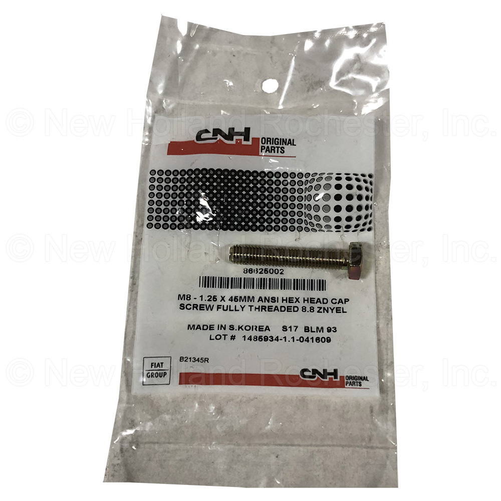 New Holland Screw Part # 86625002