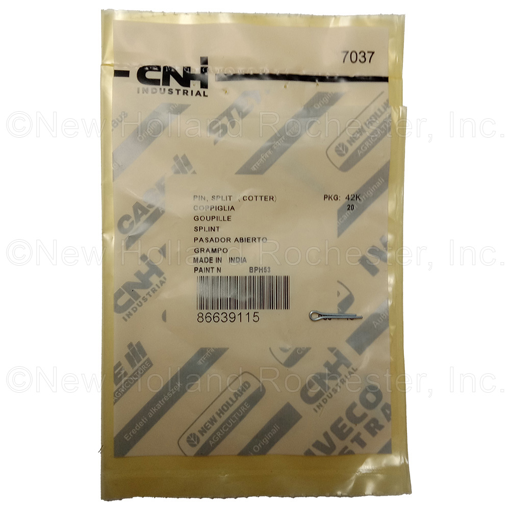 New Holland Split Pin Part # 86639115
