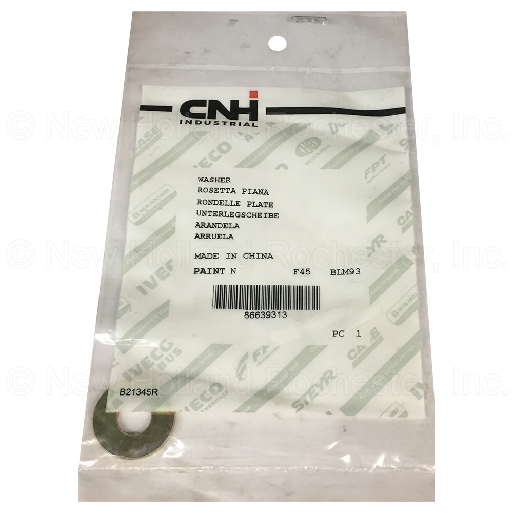 New Holland Washer Part # 86639313 - Image 2