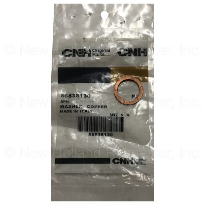 New Holland Copper Washer Part # 86836130