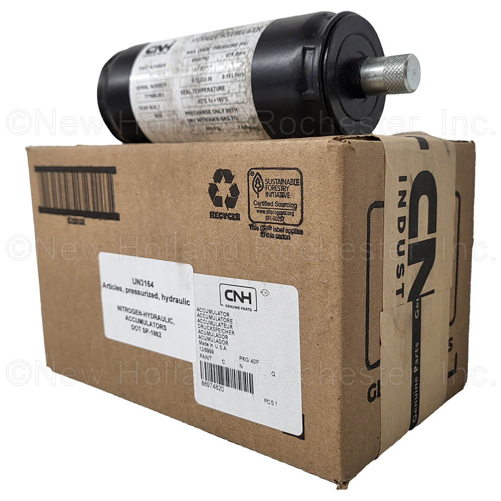 New Holland Accumulator Part # 86974820 - Image 3