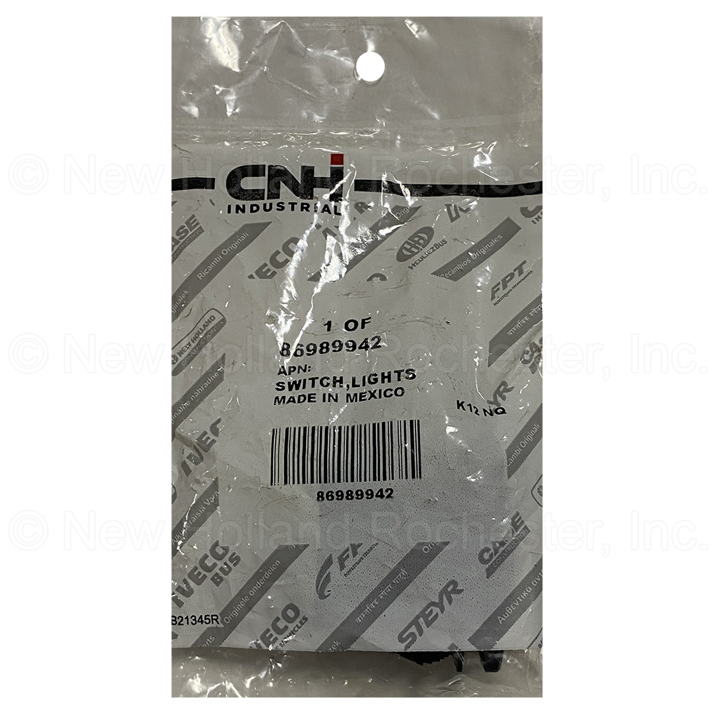 New Holland Light Switch Part # 86989942 - Image 2