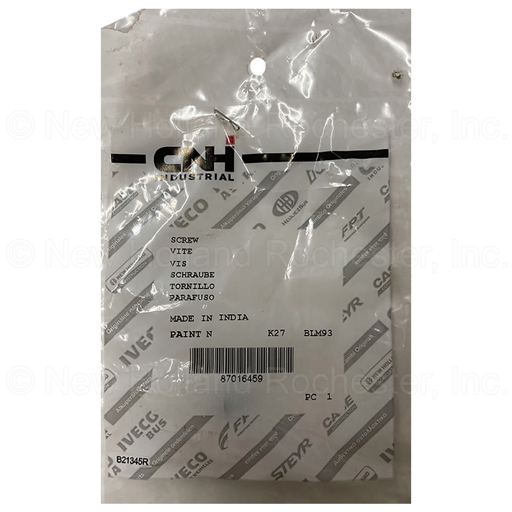 New Holland Screw Part # 87016459 - Image 2