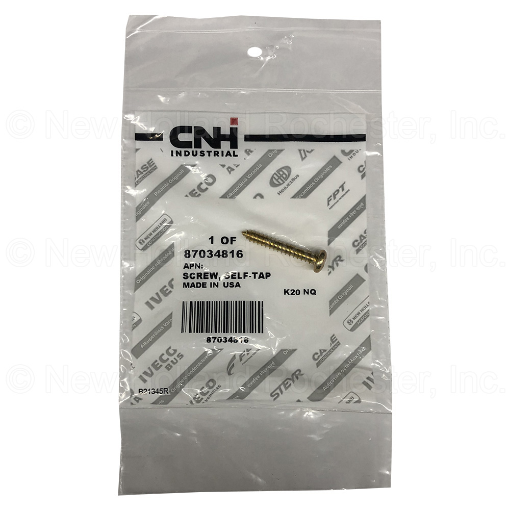 New Holland Self-Tap Screw Part # 87034816