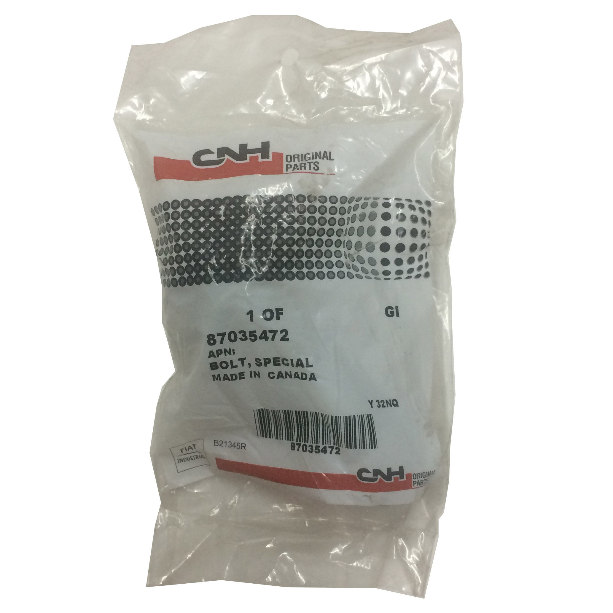 New Holland Special Bolt M20x1.5x70 Part # 87035472 - Image 2