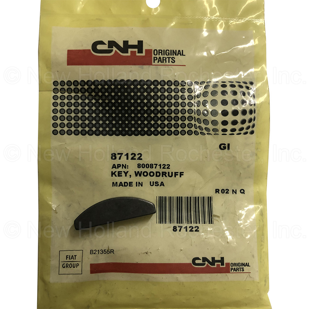 New Holland Woodruff Key Part # 87122