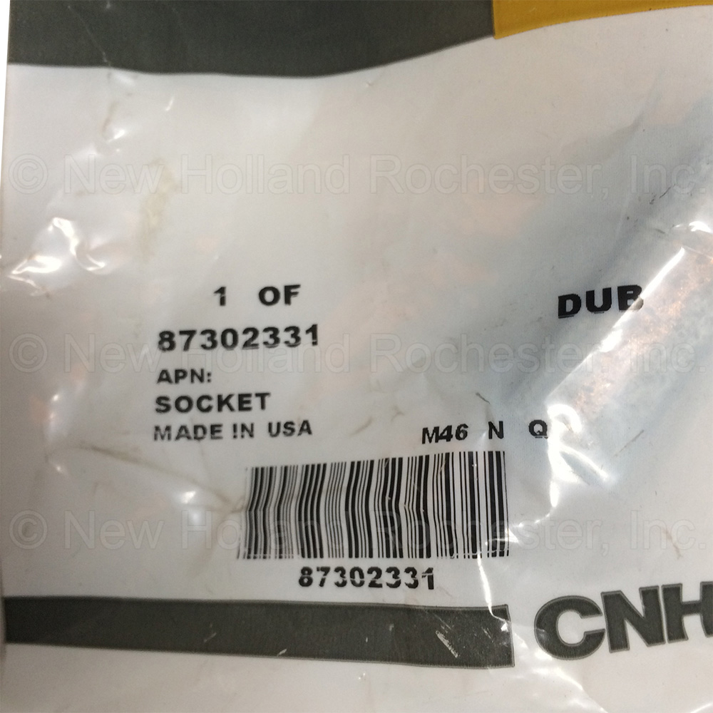 New Holland Socket Part # 87302331 - Image 3