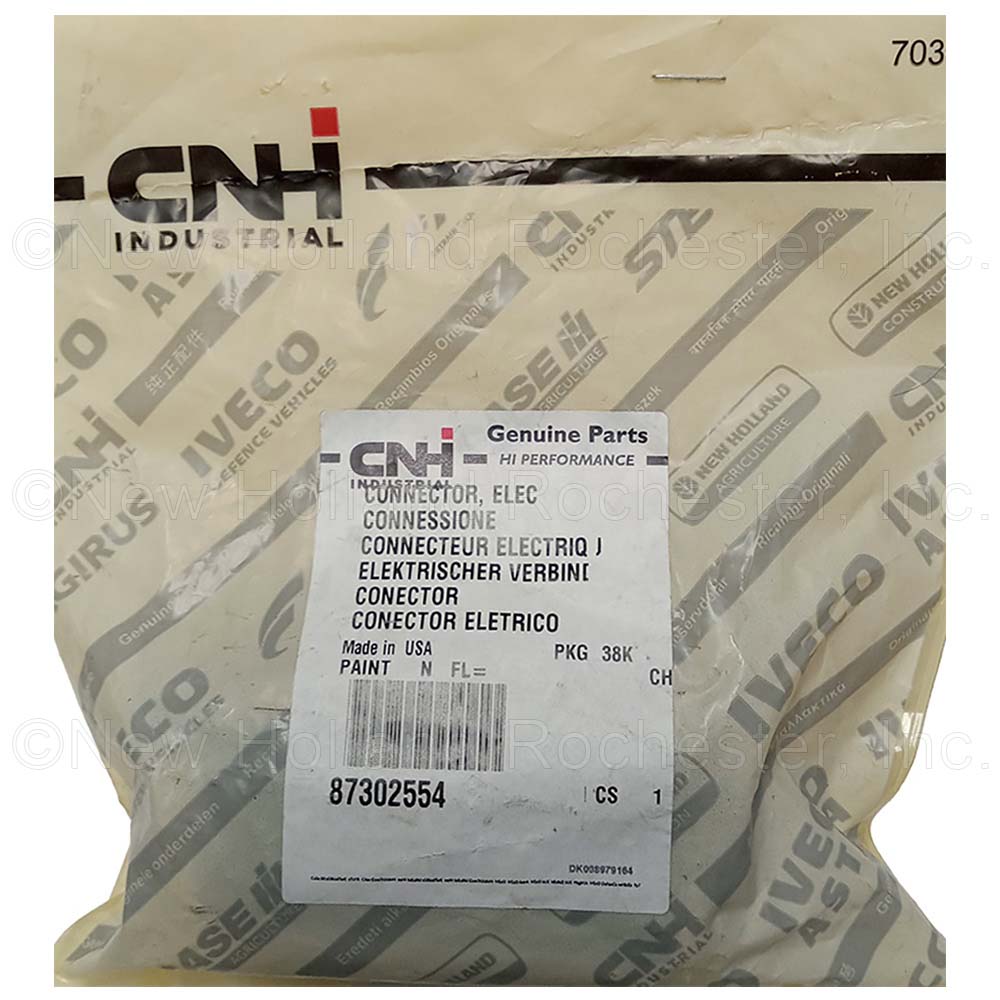 New Holland Connector Part # 87302554 - Image 2