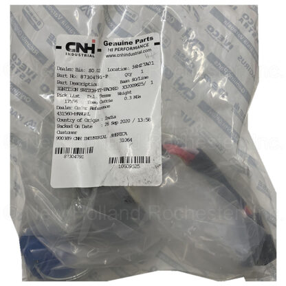 New Holland Ignition Swtich Part # 87304791