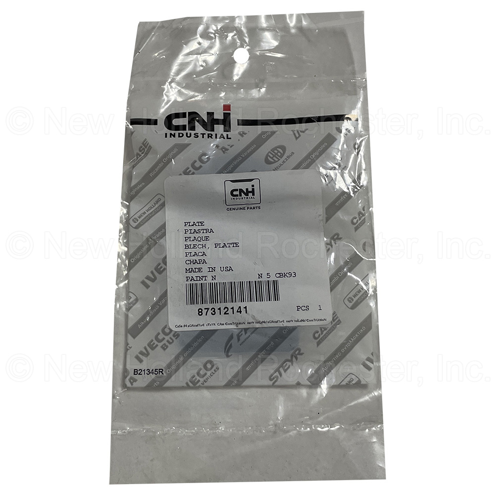 New Holland Plate Part # 87312141 - Image 3