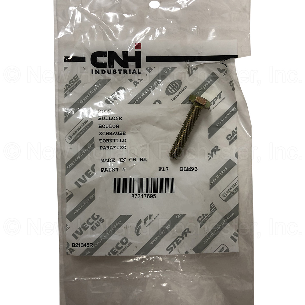 New Holland Bolt Part # 87317695