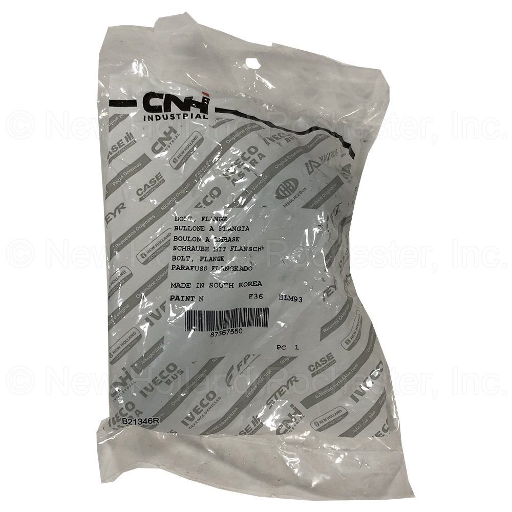 New Holland Bolt Part # 87367550 - Image 2