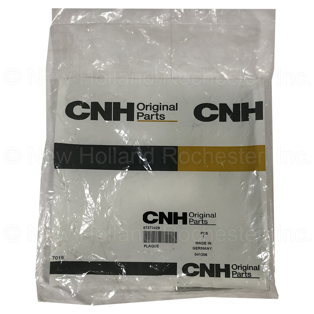 New Holland Plate Part # 87373429 - Image 3