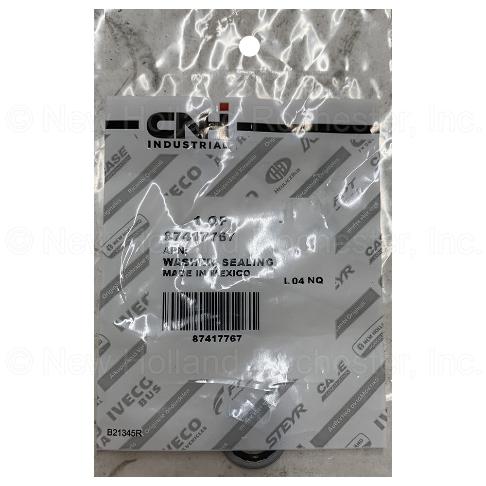 New Holland Sealing Washer Part # 87417767 - Image 2