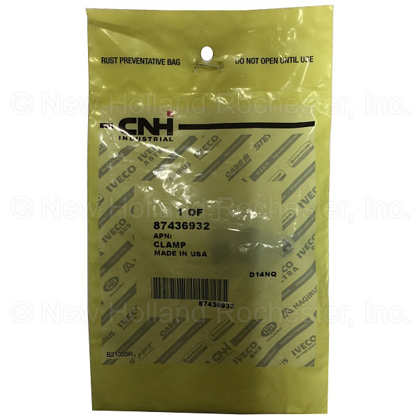 New Holland Clamp Part # 87436932 - Image 2