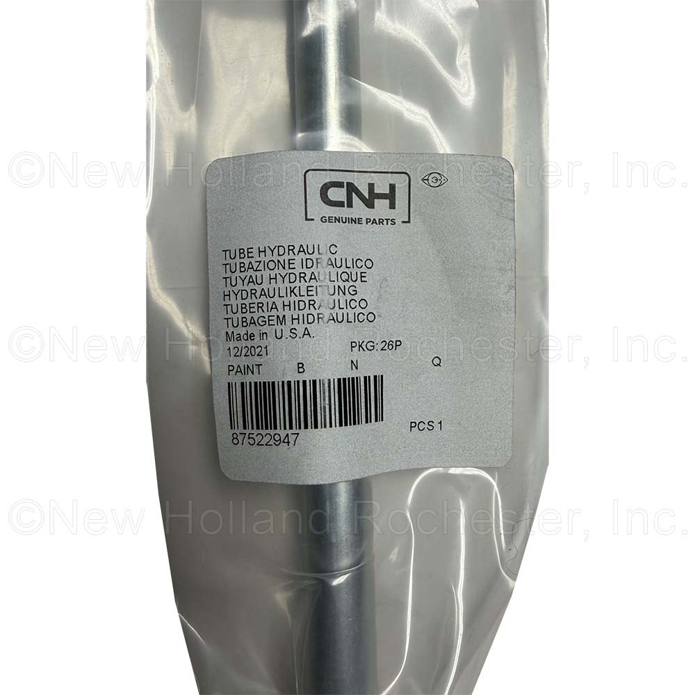 New Holland Hydraulic Tube Part # 87522947 - Image 2