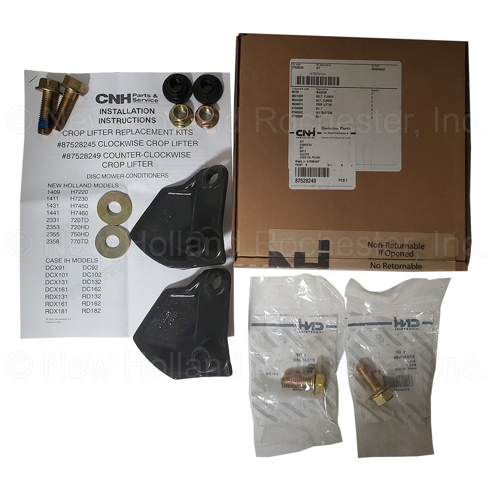 New Holland CCW Crop Lifter Kit Part # 87528249