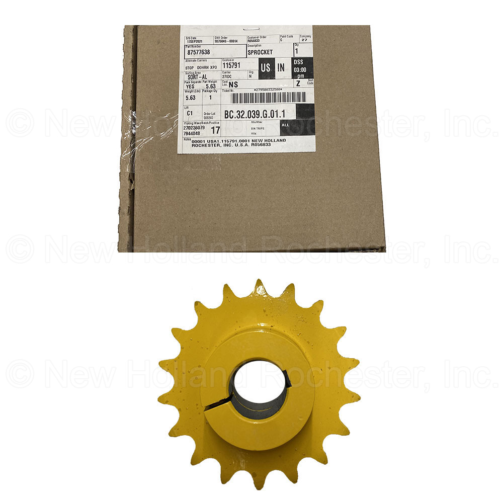 New Holland 511265 15-Tooth Idler Sprocket – Round Balers, TR Combines