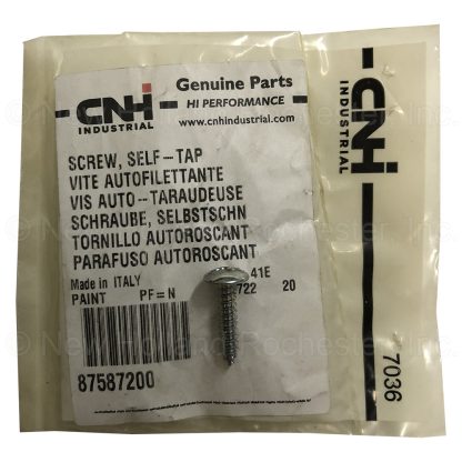 New Holland Self-Tap Screw Part # 87587200