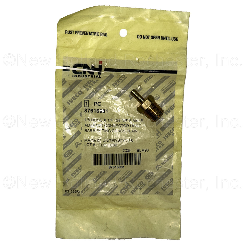 New Holland Fitting Part # 87616981